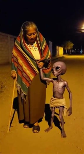 DOÑA CHUYA adopta a un ALIEN y lo ve hace pasar por su hijo😱👽 #viral #therian #humor #nahual