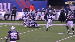 Roger Lewis hears footsteps and drops crucial third-down catch