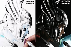 188K views · 9.7K reactions | Inverted colored pencil drawing of Thor  | Jasmina Susak | Facebook