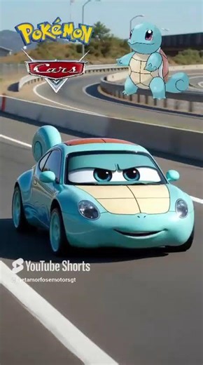 If Pokémon were in the CARS movie! 🚗💨