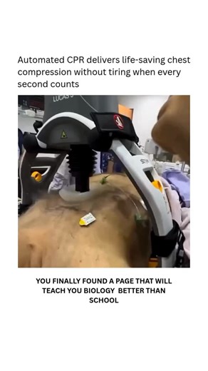 BIOLOGY | MEDICAL | HEALTH | Automated CPR devices, like mechanical chest compression machines, are designed to deliver consistent and uninterrupted compressions at the... | Instagram