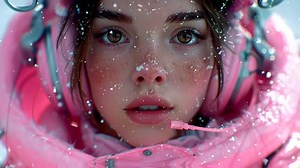 Ai Generated, Woman, Face. Free Stock Video