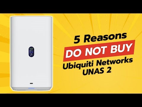 Ubiquiti UNAS 2 UniFi 2-Bay NAS - White (UNAS-2-W) | 5 Reasons NOT to Buy ⚠️