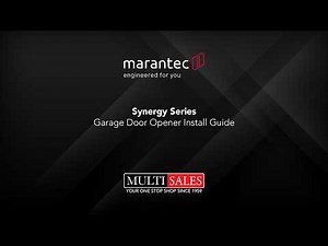 Multi Sales - Marantec Synergy Series Garage Door Opener Installation Guide