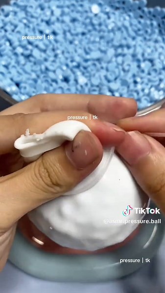 DIY Blue Building Block Stress Ball for Relaxation