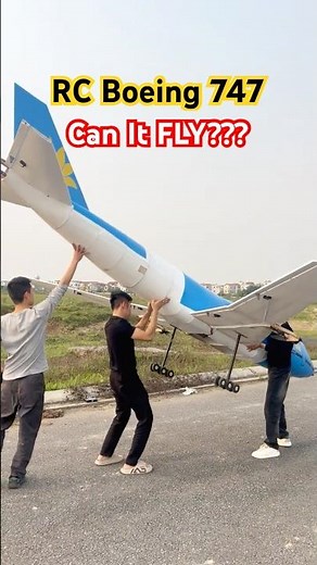 Can a Giant Boeing 747 RC Really Take Off?