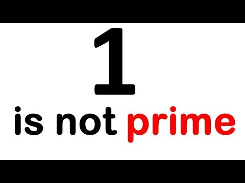 Why 1 is not a prime number | Theories behind