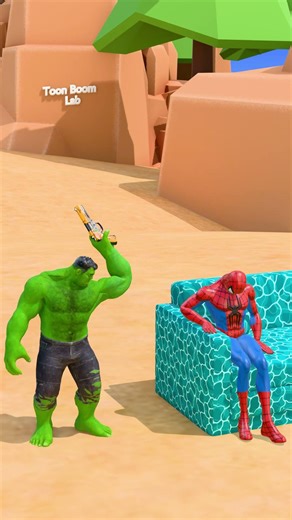The nimble Spider-Man and the Dancing Hulk