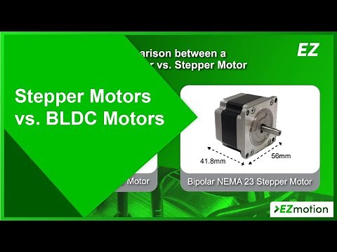 Stepper Motors vs. BLDC Motors