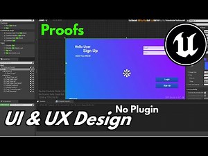 Unreal Engine UI & UX Design In Widgets No Plugin Full Proofs . Unreal Make Responsive UI Design UE4