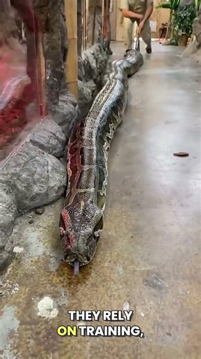 It is not easy to catch python #animalfacts #wildlife#facts