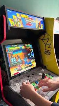 Marvel vs Capcom Arcade 1up #MarvelVsCapcom2 #Arcade1Up #FightingGame #Capcom #MarvelGames