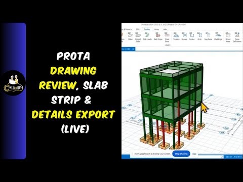 ProtaStructure Live Session: Slab Strip, Design Review & Export to ProtaDetails #protastructure