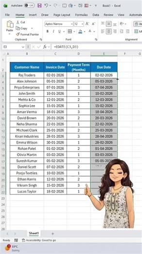 Stop adding dates manually in Excel | Tips and Tricks | use date function | #excel #mstechtricks