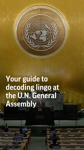 1.7K views · 16 reactions | The U.N. General Assembly is here — and with it, an array of acronyms, abbreviations, titles and terms that can be confounding. Here’s some key vocabulary, decoded. | AP | Facebook