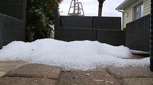 Residents react after surprising hailstorm in Daytona Beach Shores