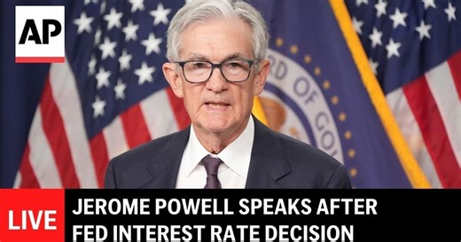 Jerome Powell speech LIVE: Fed chair speaks after interest rate decision