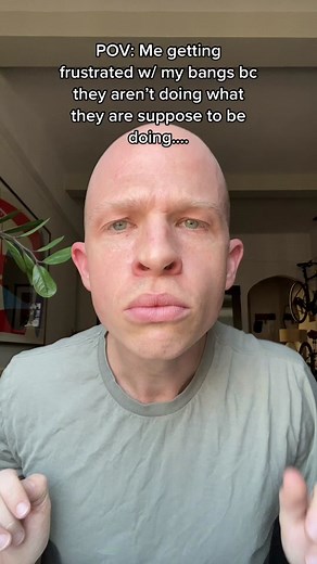 Frustrated with Bangs: A Relatable Hair Struggle