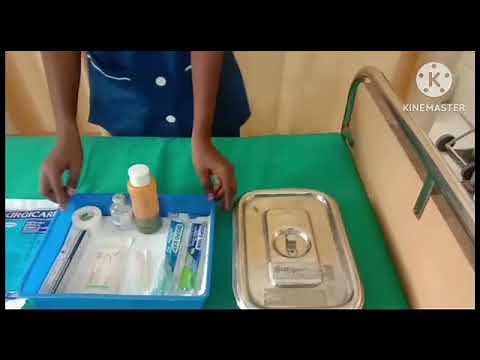 How to set up a suture tray for Emergency room?