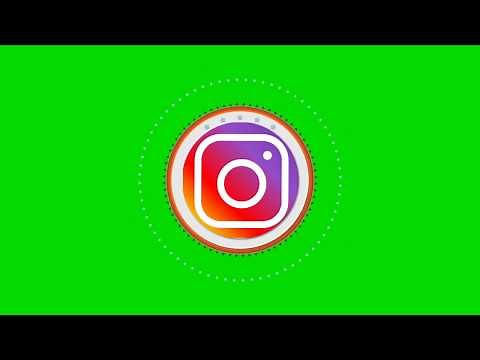 Intro Instagram Logo Green screen Full HD Logo Animation Instagram