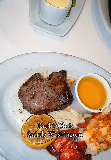 Fancy Dinner Experience at Ruth's Chris in Seattle