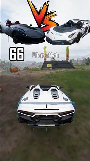 🚀 FERRARI MONZA 🆚 LAMBORGHINI SC20 💥 INSANE AIRTIME JUMP! Who Flies Higher?! 😱🔥 #shorts