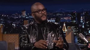 #TylerPerry speaks on #KellyRowland having a scene in his new film #MeaCulpa on the #JimmyFallon show 👀 | The Divah Filez