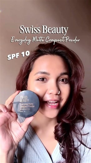 #SwissBeauty Matte Compact | Smooth, Shine-Free Skin for a Flawless Daily Makeup Look✨ #amazonfinds