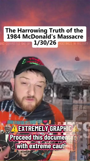 The Harrowing Truth of the 1984 McDonald's Massacre: A Must-Watch Documentary! 😨🍔 #DocumentaryReview #TrueCrime #History #MustWatch #fyp #viral #horrorfan #horrorcontent #foryou #horrormovies #colbydoeshorror #horrorreviews #colby_does_horror #77minutes #usa #movietok #documentary #horrorcontentcreator #horror