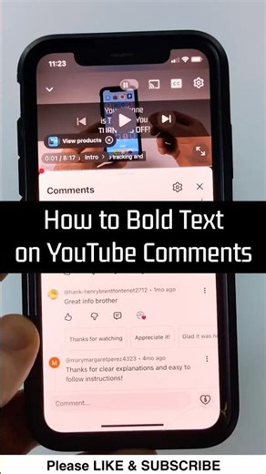 How to Bold Text on YouTube Comments - Mobile & PC