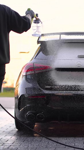 Mercedes A45 S AMG Pre-Wash and Ceramic Coating Preparation