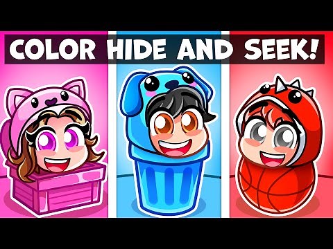 Roblox HIDE AND SEEK in One Color!