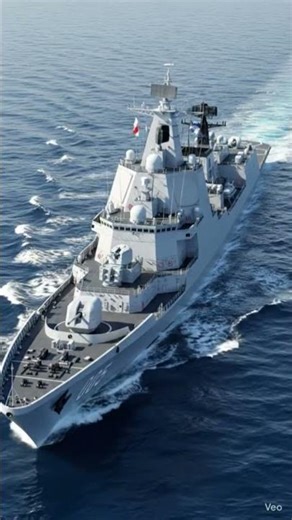 Chinese type-005 frigate #china #army #navy #military #005 #frigate #reels #viral #fyp