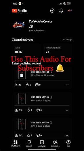 USE THIS AUDIO 🎧