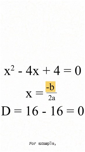 Vieta's formulas in explain #maths #solvingquadraticequations #exam #shorts