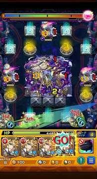 【モンスト】神獣の聖域 テンリン4 クリア#モンスト #神獣の聖域