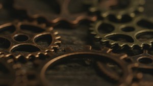 Vintage gear close up - Free Stock Video