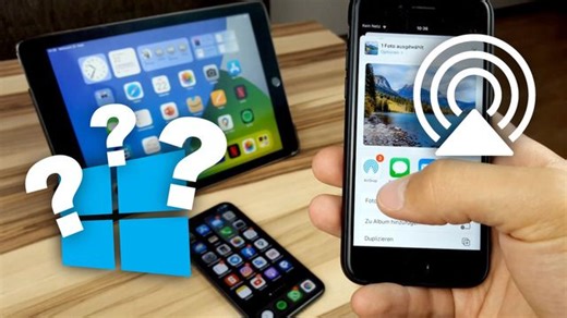 AirDrop-Alternative für Windows