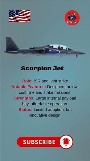 Scorpion Jet: The Affordable Tactical Fighter You’ve Never Heard Of! ✈️🔥 #Shorts