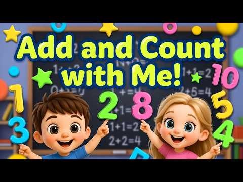 Add and Count with Me! | Fun Addition Song for Kids