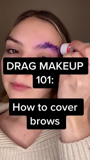 Drag Makeup 101: How to Cover Brows