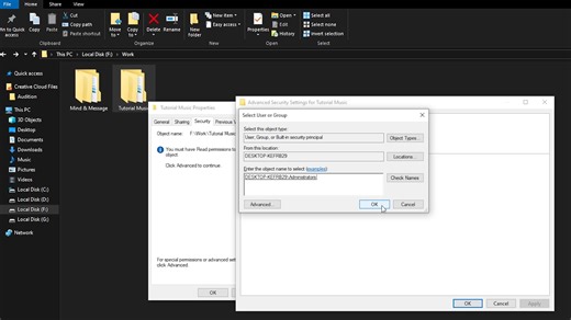 Fix "You Don’t Have Permission to Access This Folder" in Windows (Easy Solution) Getting the “You don’t have permission to access this folder” error in Windows 10 or 11? This easy step-by-step tutorial shows you exactly how to take ownership of any folder and fix folder access denied errors. Whether it’s a backup drive, external hard drive, or a system folder, you can restore full access in just a few clicks. #AccessDenied #WindowsFolderFix #FolderPermissionFix #Windows10 #Windows11 #TechTutoria