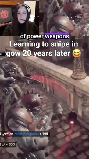 Learning to snipe in Gears of War Reloaded.Late to playing gow. Started last year and love it. E-Day