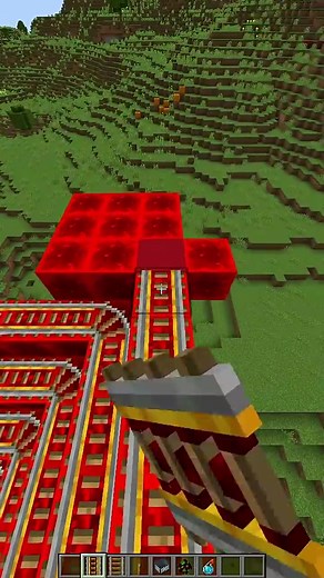 Minecraft Villager's Adventure on a Giant Redstone Mountain