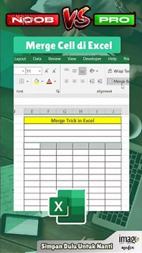 Merge Cells in Excel: Beginner's Way vs. Pro's Way! 📊🔥