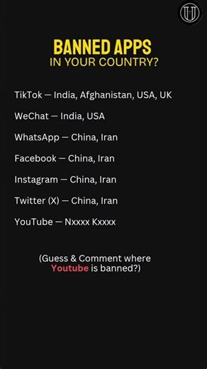 Apps Banned Around the World (Shocking Truth) #socialmediatips