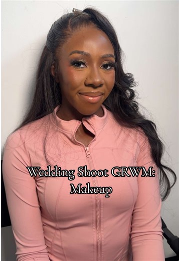 The skin preparation really ate, I had such a good experience for my first time getting my makeup done. It looked so good on camera 🎥 #blackbride #blackmakeup #weddingmakeup #bridalshoot #grwmmakeup
