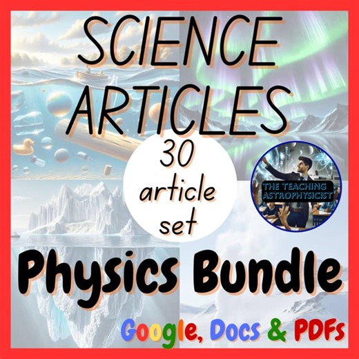 Complete Physics Set 32 Science Articles | Literacy | Printable   Digital