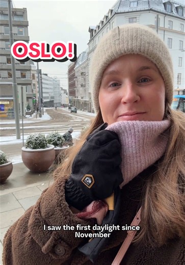 Travel with me to OSLO, to see my first daylight in months! 😍☀️ #svalbard #oslo #traveltok