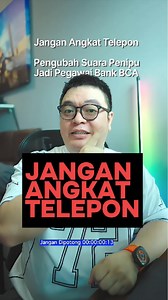 Bahkan suara pegawai bank bisa di clone. Pastikan kalian repost video ini. Aplikasi ini gratis dan bisa dipakai nipu. Korban sudah banyak. Periksa kebocoran datamu dan aktifkan Antivirus. Click link di bio untuk liat kebocoran data mu. #BCA #mandiri #bri | Namsun Bertin
